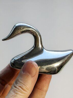 Hoselton Canada aluminum art Sculpture Signed Numbered Duck Loon Swan Bird